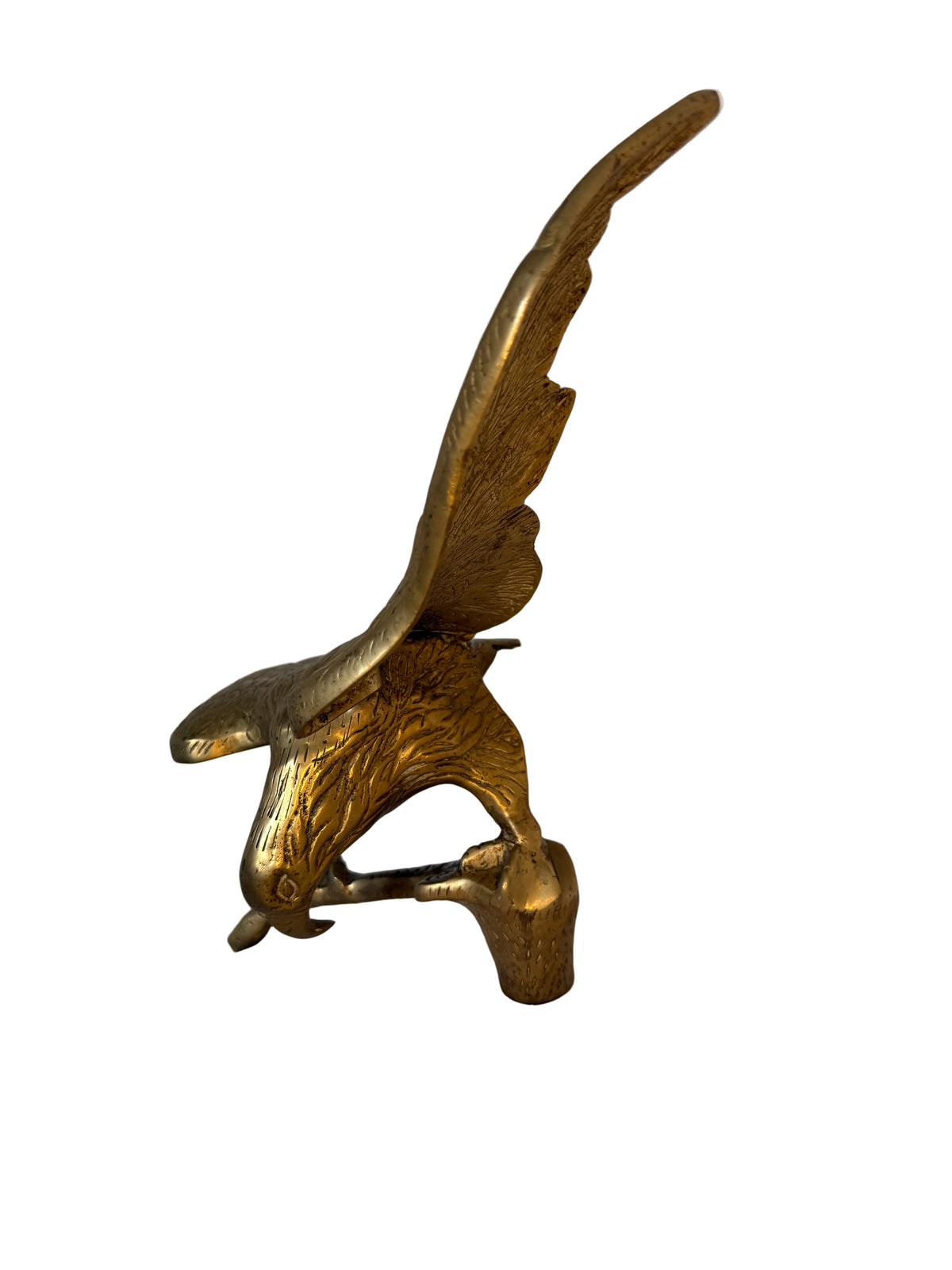 Vintage Solid Brass Eagle Figurine