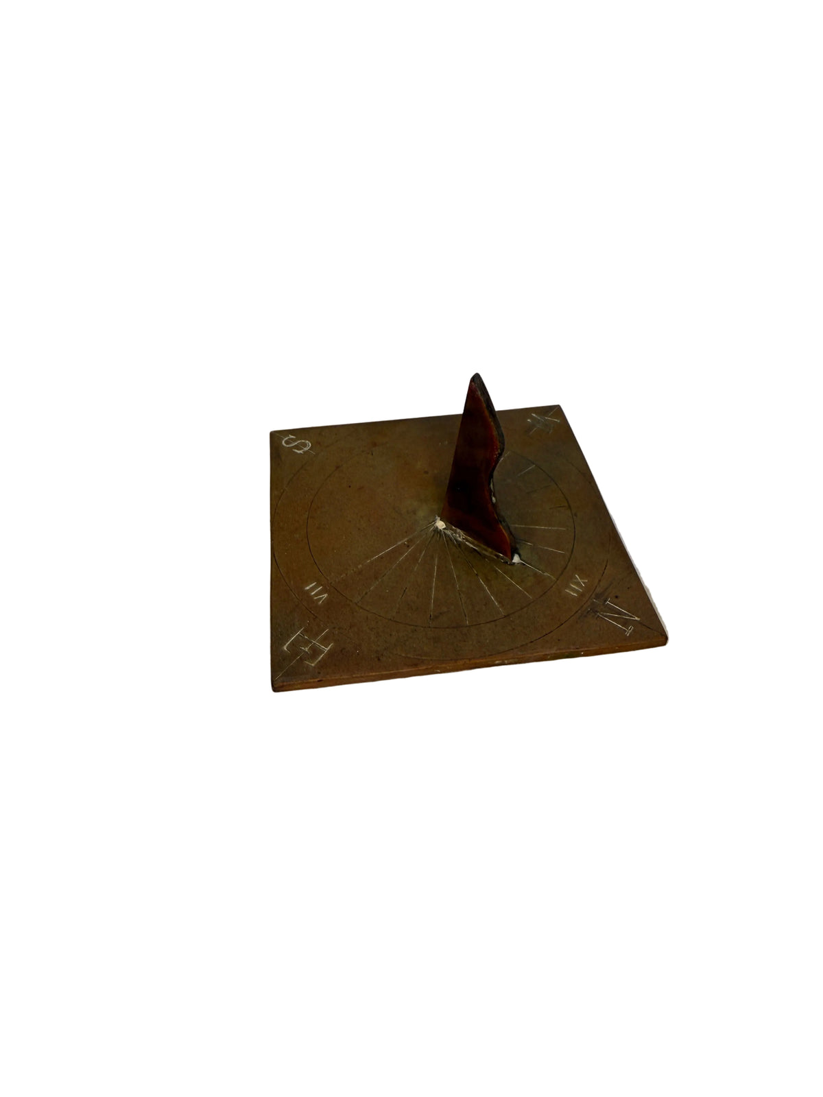 Antique Brass Horizontal Sundial