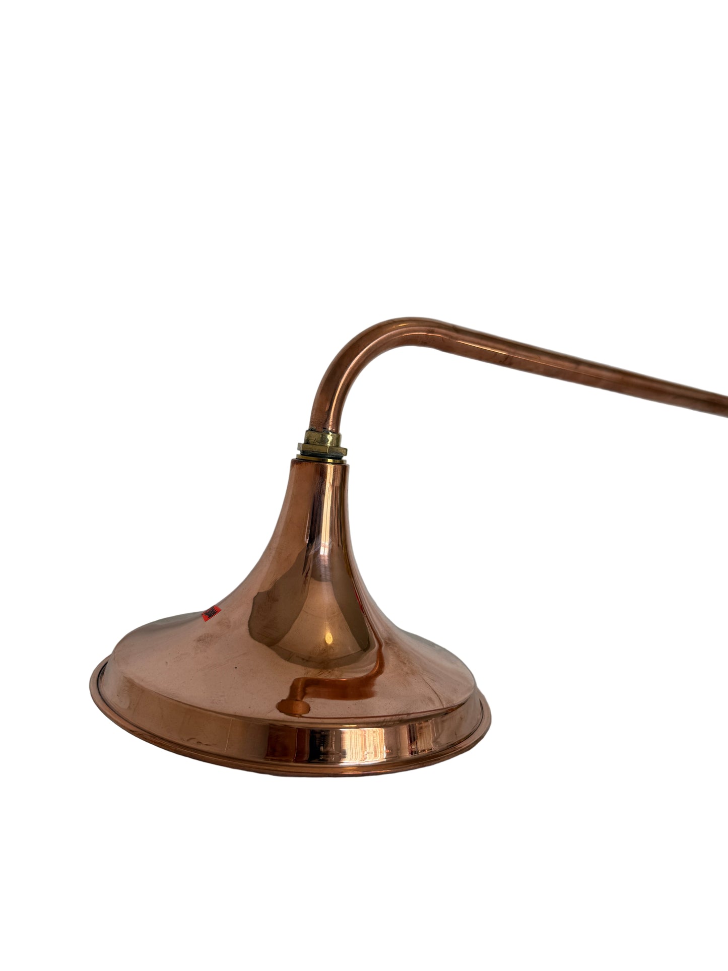 Solid Copper Cone Shower Rose and Arm