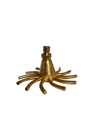 Solid Brass Rotary Fountain Shower Rose