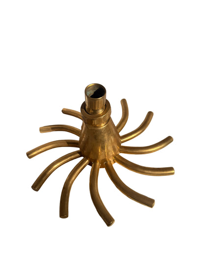 Solid Brass Rotary Fountain Shower Rose