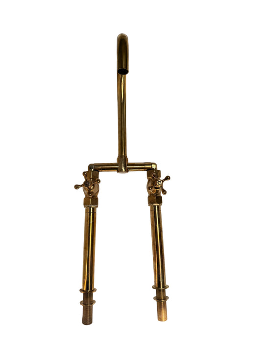 Solid brass customised pillar kitchen mixer