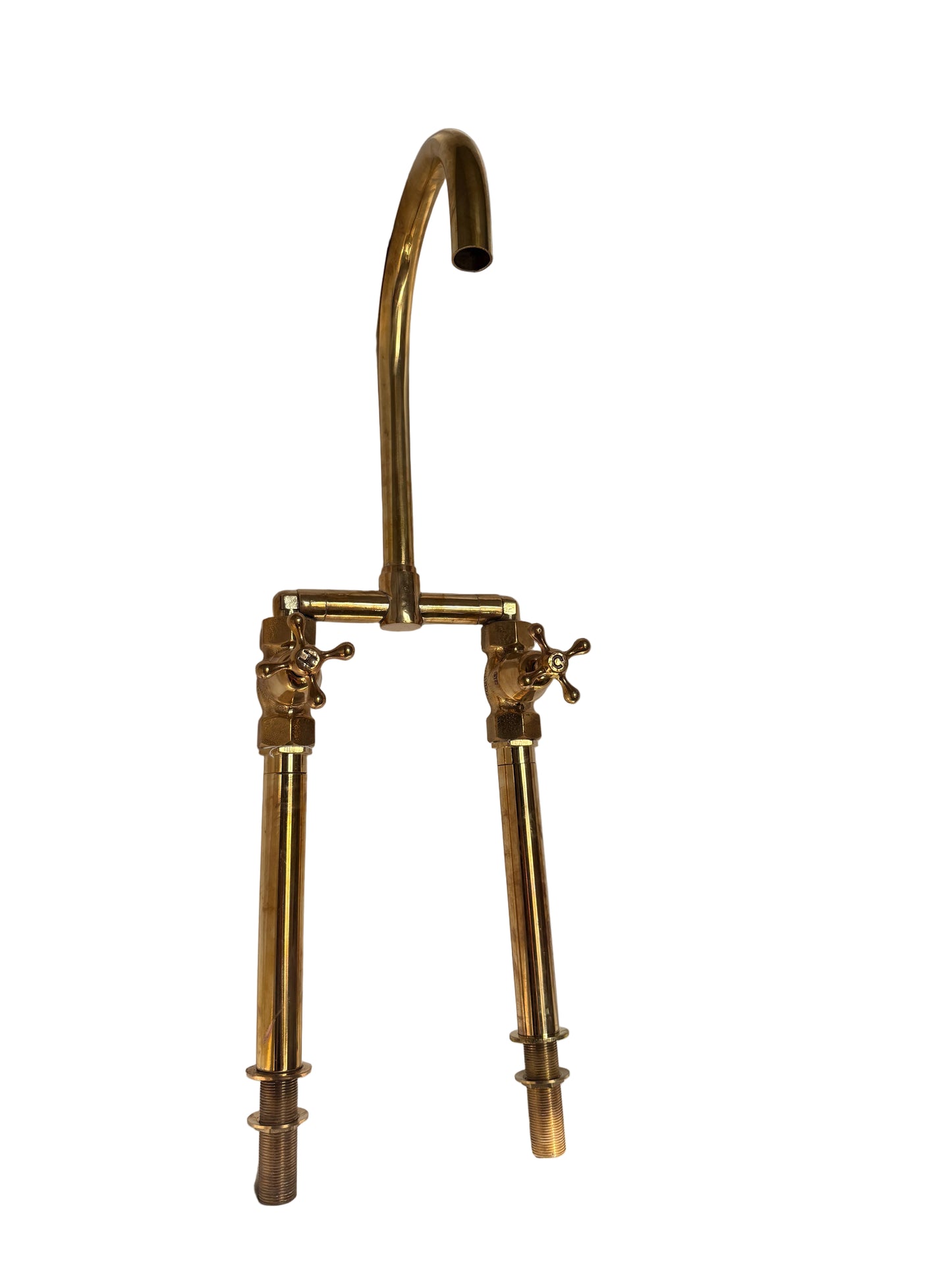 Solid brass customised pillar kitchen mixer