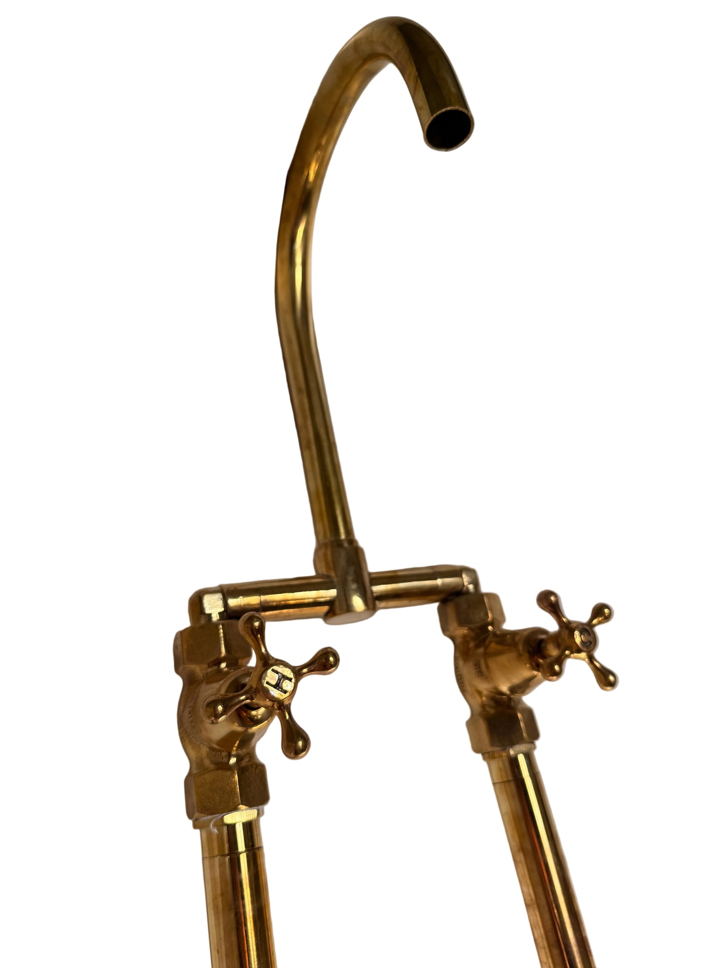 Solid brass customised pillar kitchen mixer