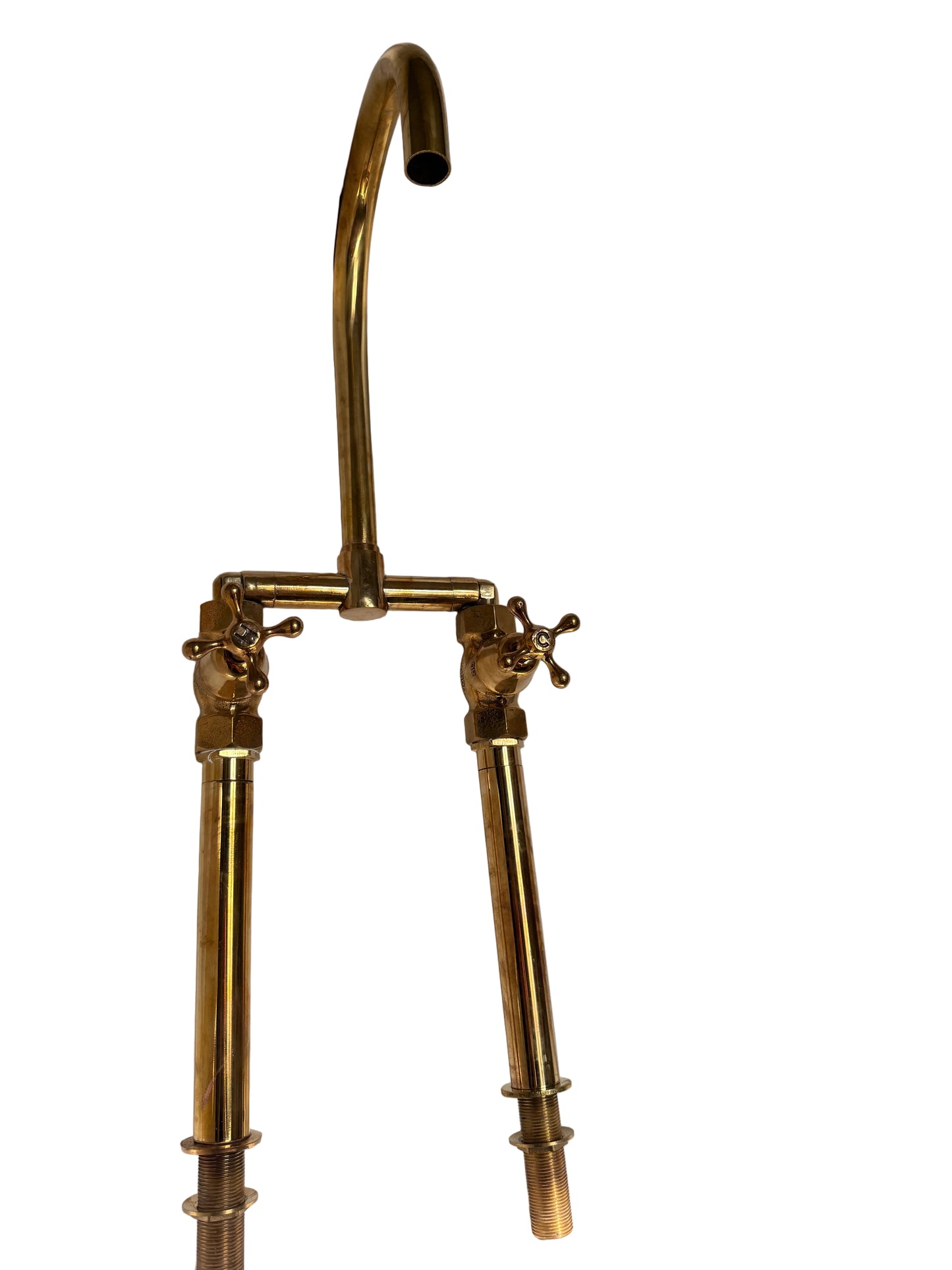 Solid brass customised pillar kitchen mixer