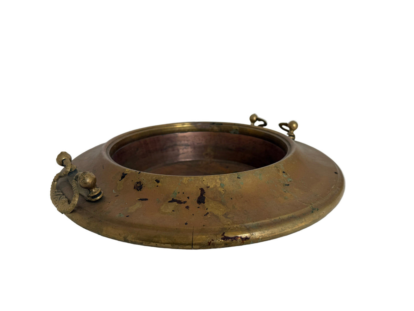 Antique Brass and Copper Brazier