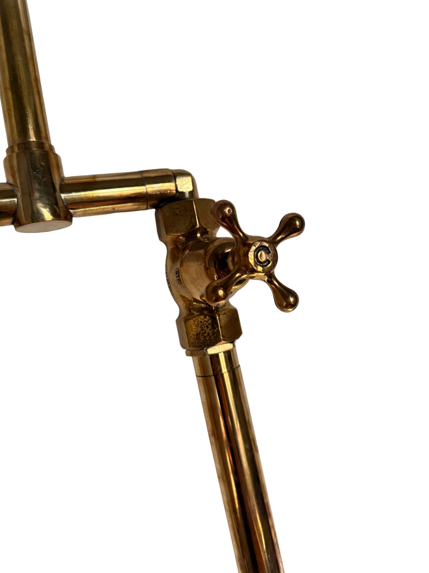 Solid brass customised pillar kitchen mixer