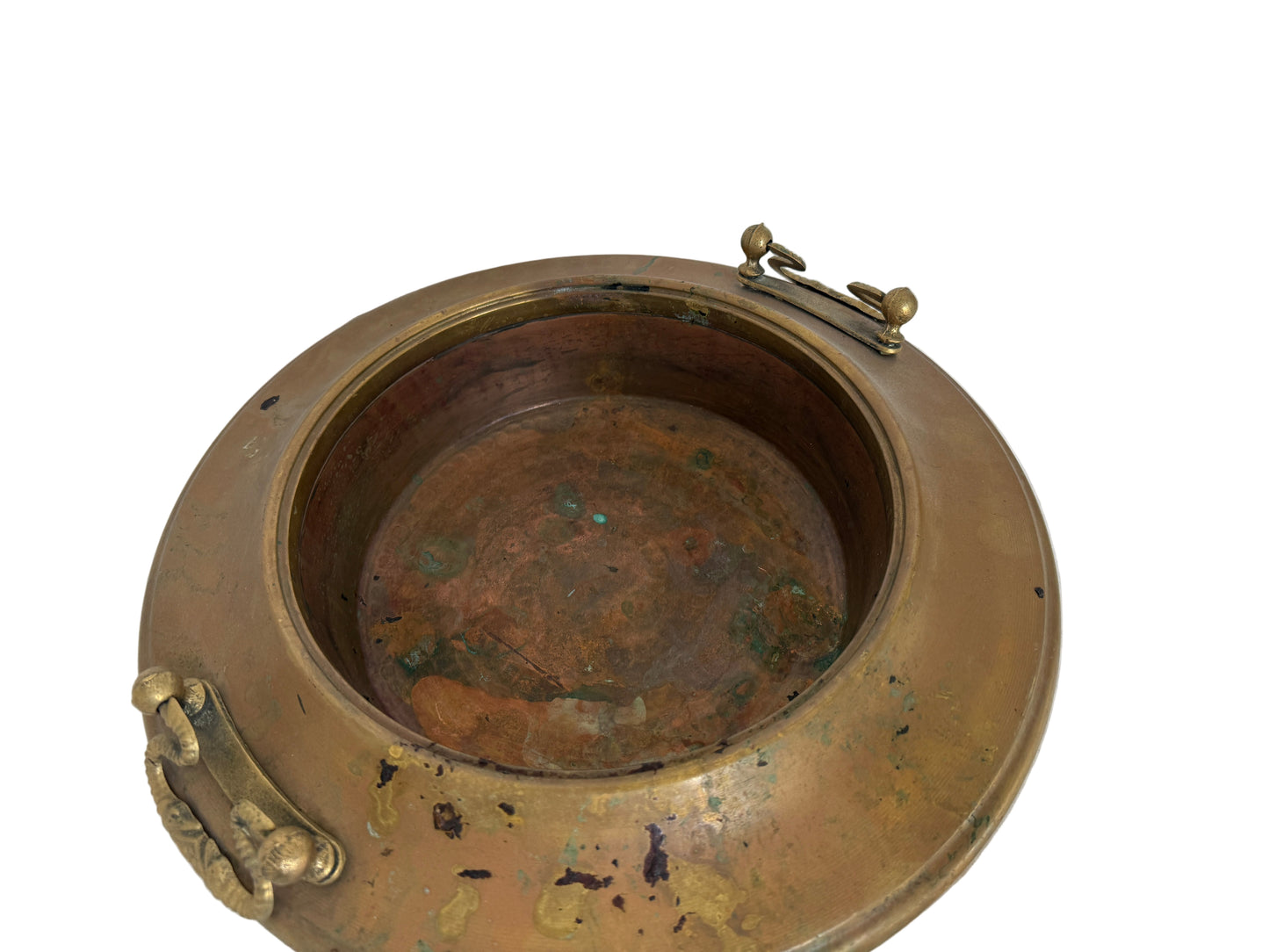 Antique Brass and Copper Brazier