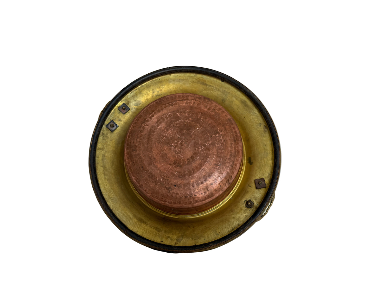 Antique Brass and Copper Brazier