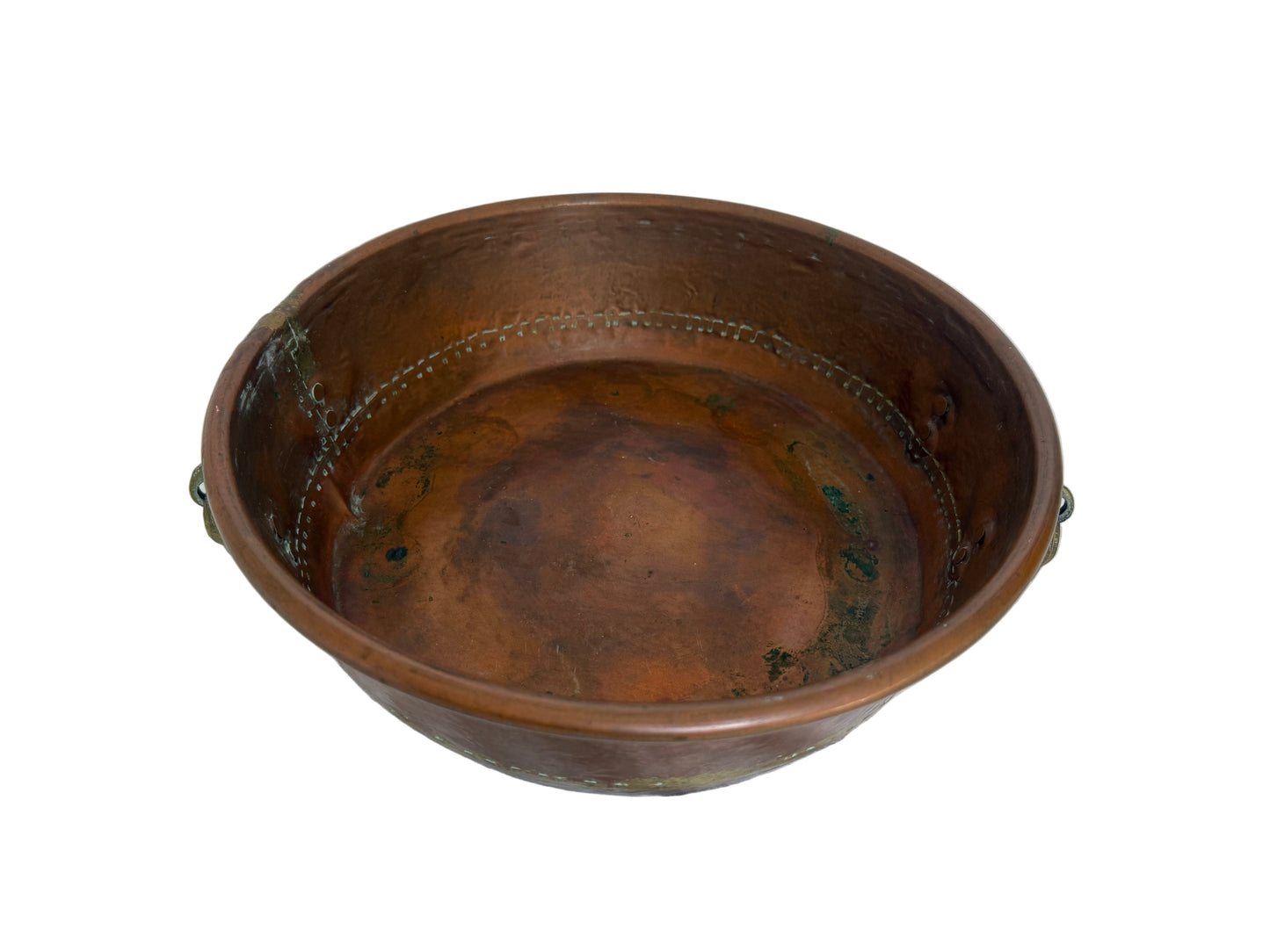 Vintage Copper Preserving Pan (Jam Boiler / Cauldron)