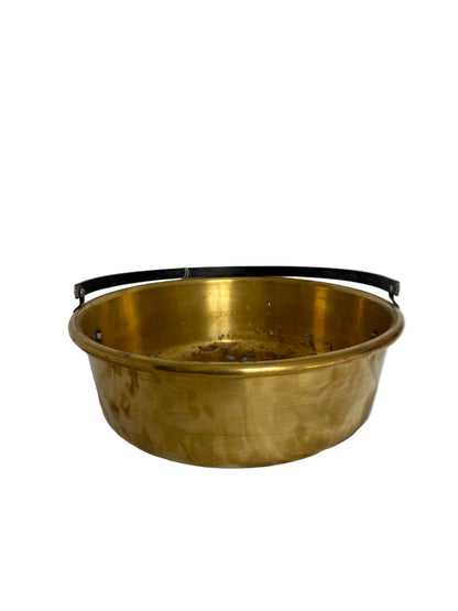 Antique Brass Jam Pan / Preserve Pot