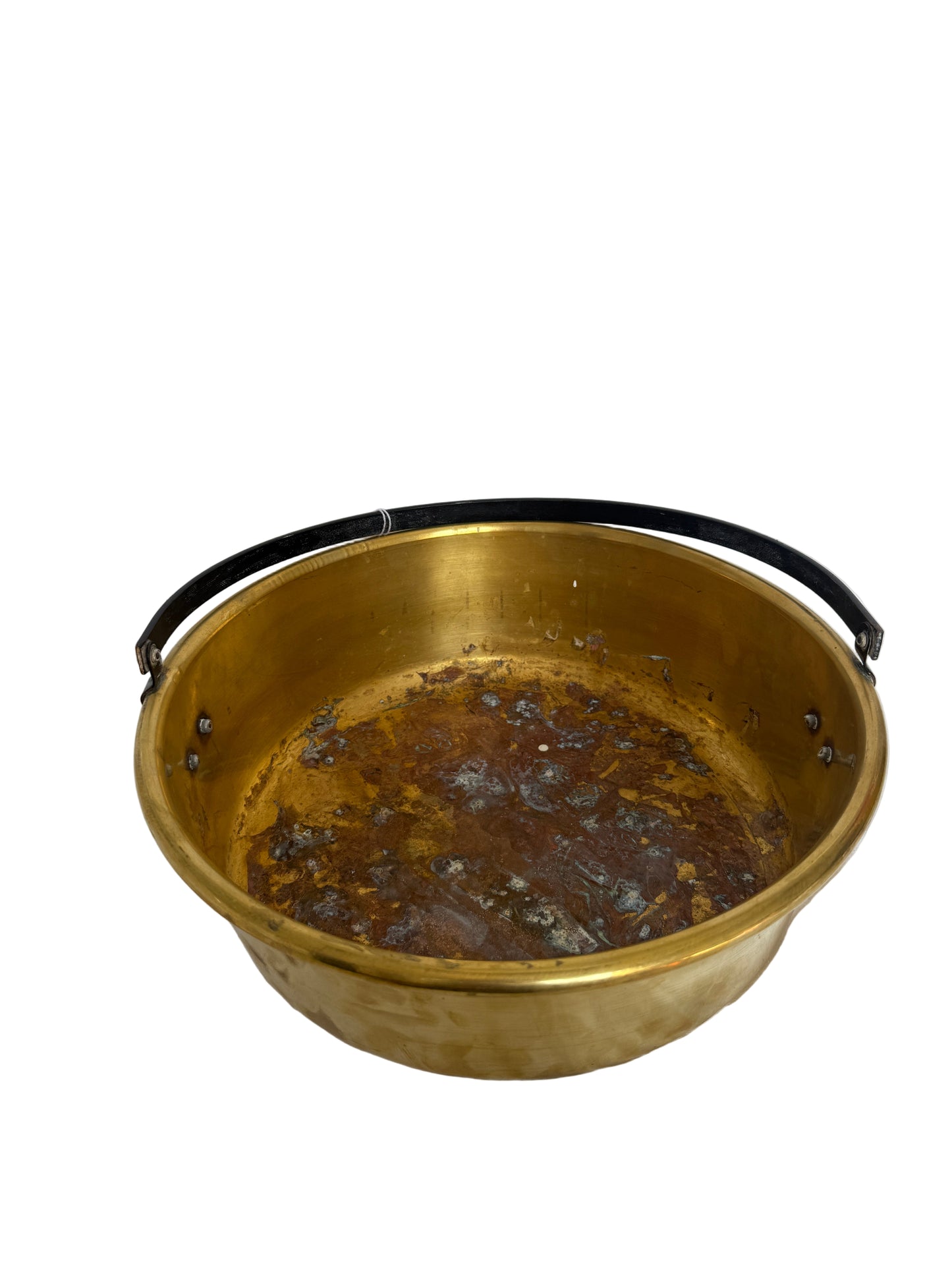 Antique Brass Jam Pan / Preserve Pot