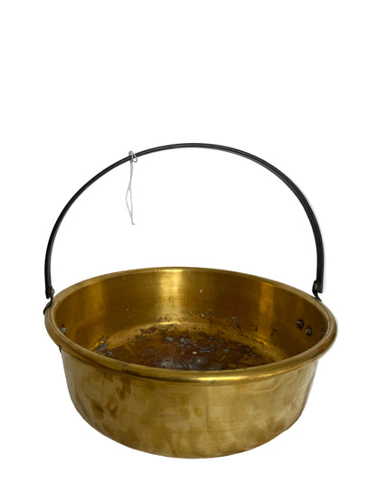 Antique Brass Jam Pan / Preserve Pot
