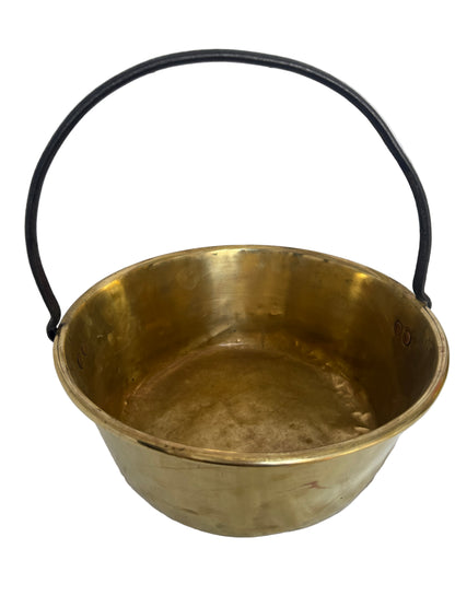 Antique Brass Jam Pan / Preserve Pot
