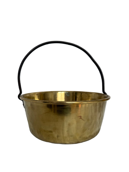 Antique Brass Jam Pan / Preserve Pot