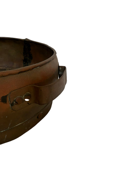 Vintage Copper Bowl with Handles (Jam Pan)