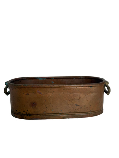 Vintage Copper Planter or Trough (Converted Fish Kettle or Boiler)