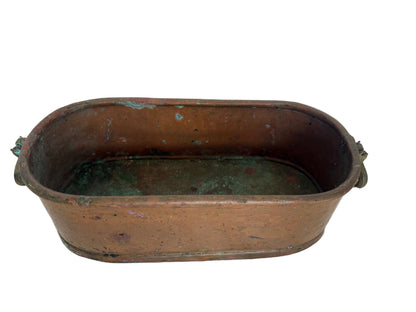 Vintage Copper Planter or Trough (Converted Fish Kettle or Boiler)