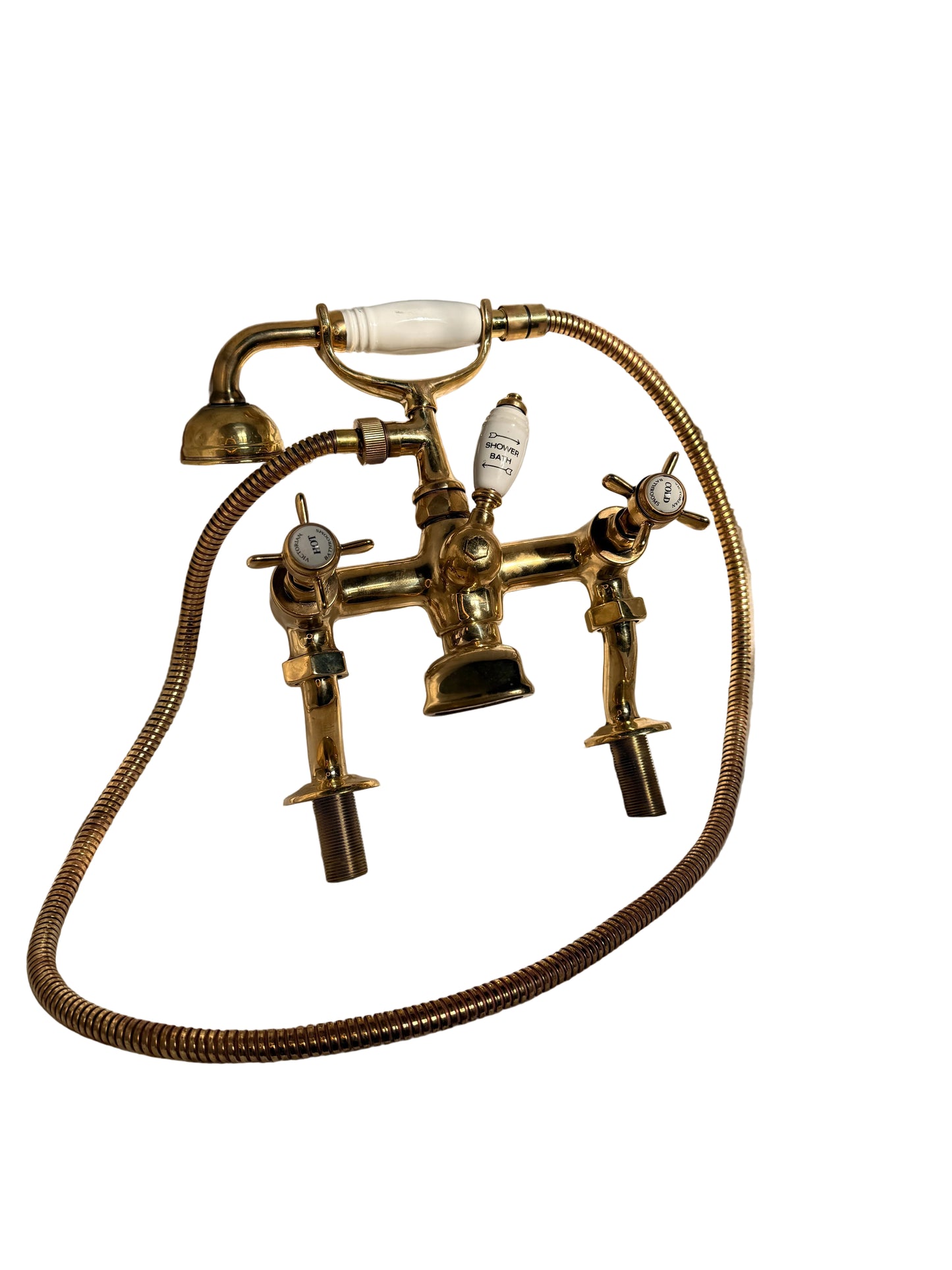 Solid Brass Pillar Mounted Bath Mixer