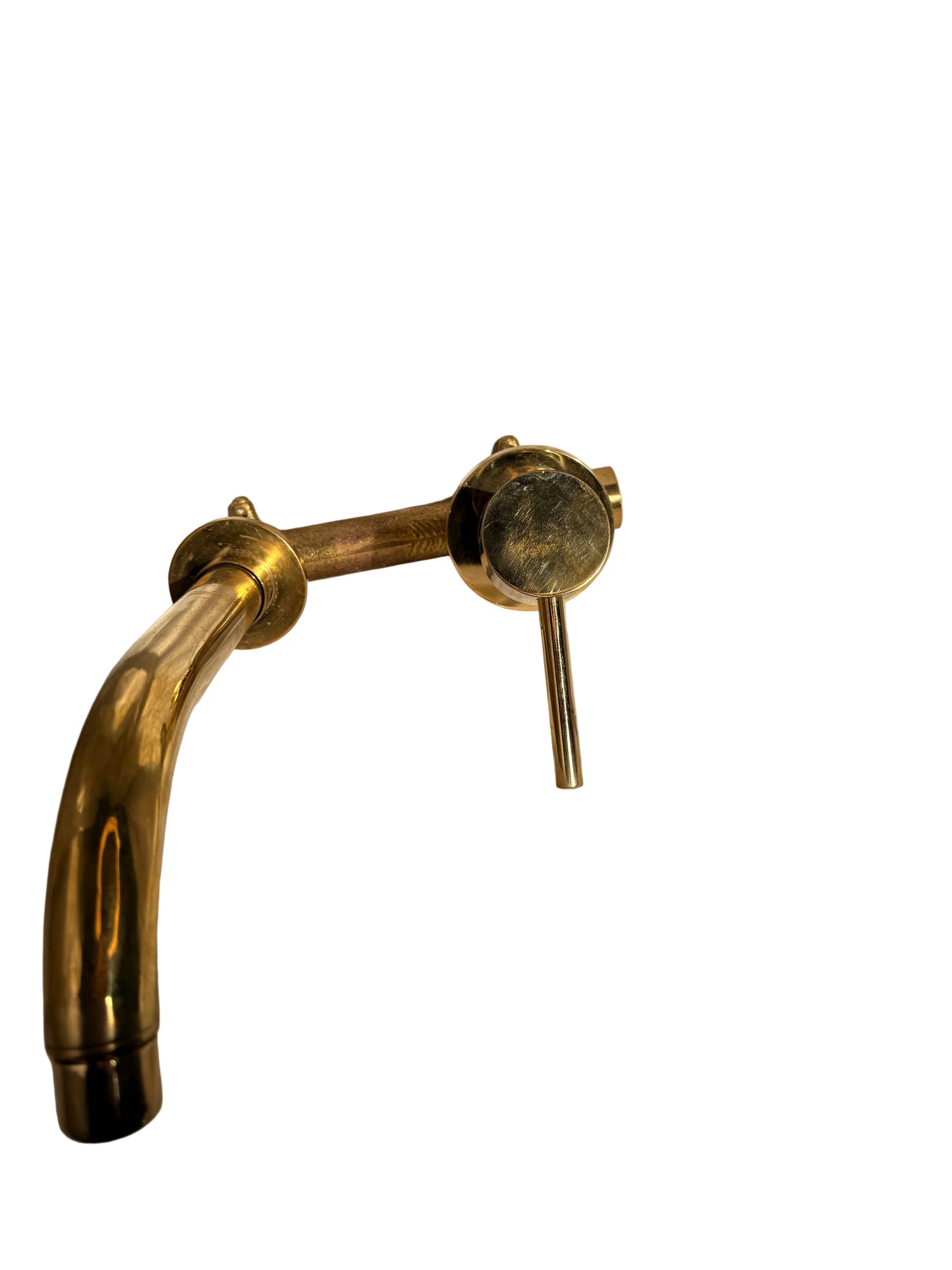 Solid Brass Wall-Mounted Basin Mixer Tap