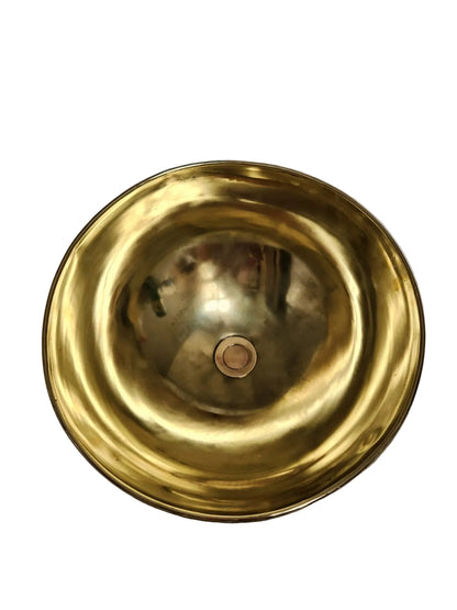 Solid Brass Basin (40cm) with Solid Brass Clicker Grating