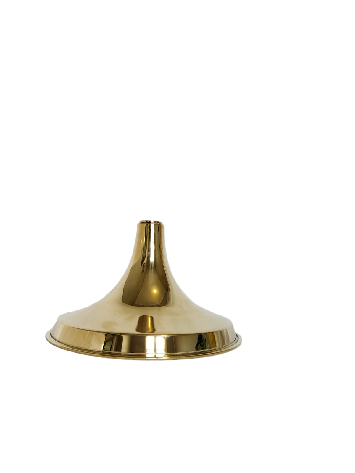 Solid Brass Cone Shower Rose and Arm