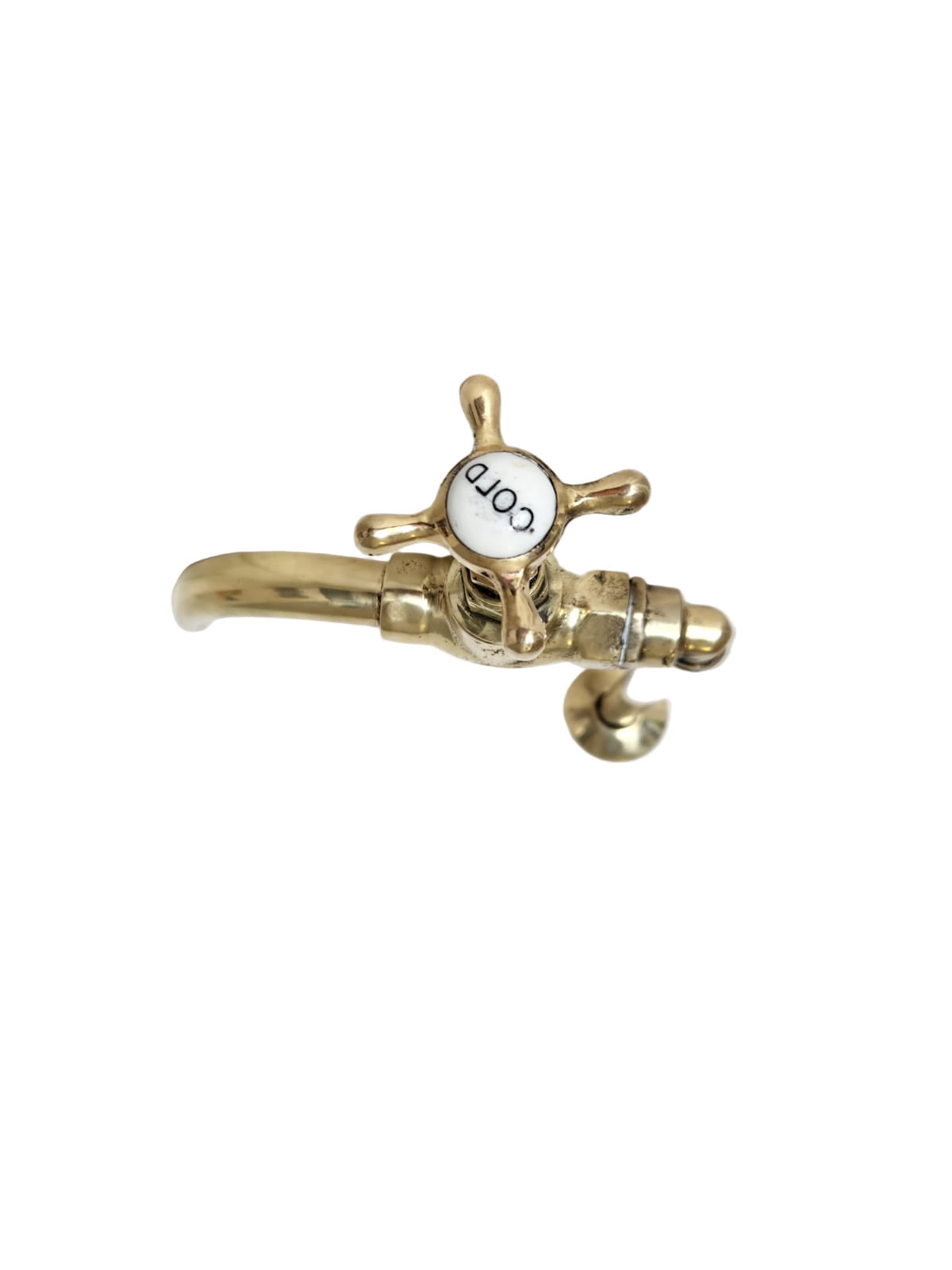 Solid Brass Bib Tap with Extension – Counter Mount
